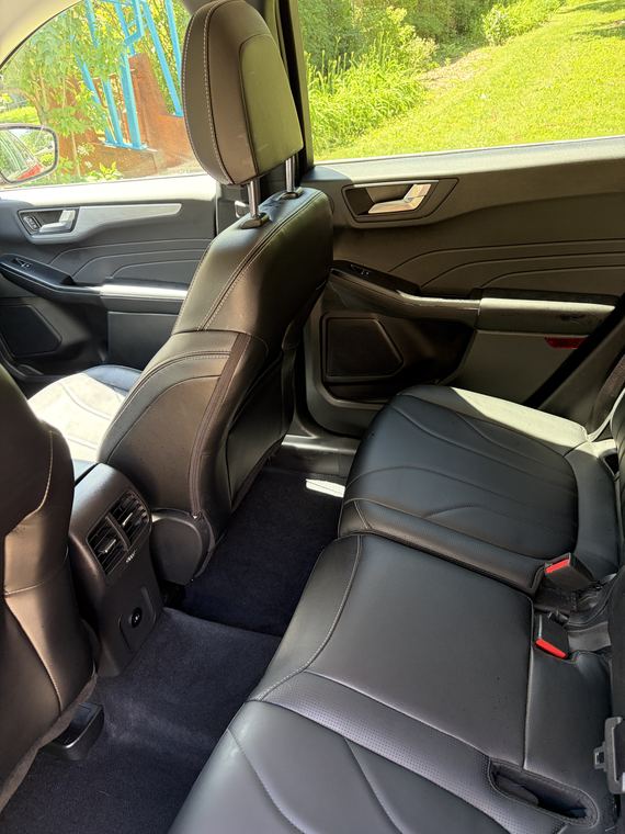Ford Escape, rear doors open after detailing by Aero Detailing, South Lyon MI