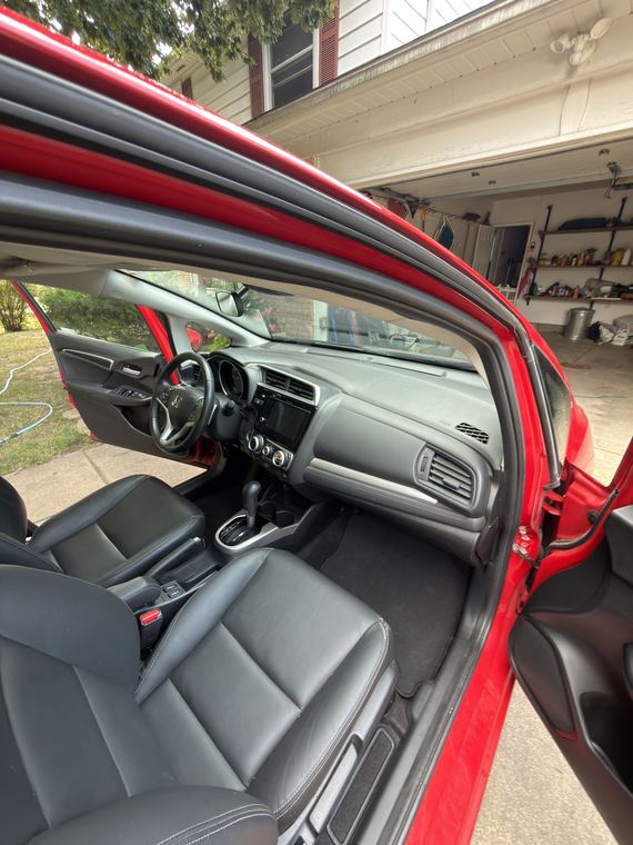 Honda Fit, driver side after detailing by Aero Detailing, South Lyon MI