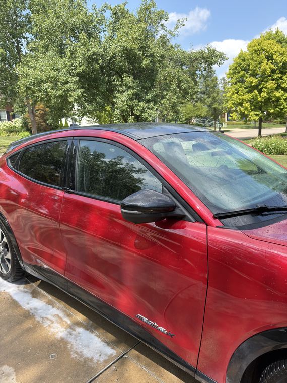 Mustang Mach-E, hand wash after detailing by Aero Detailing, South Lyon MI
