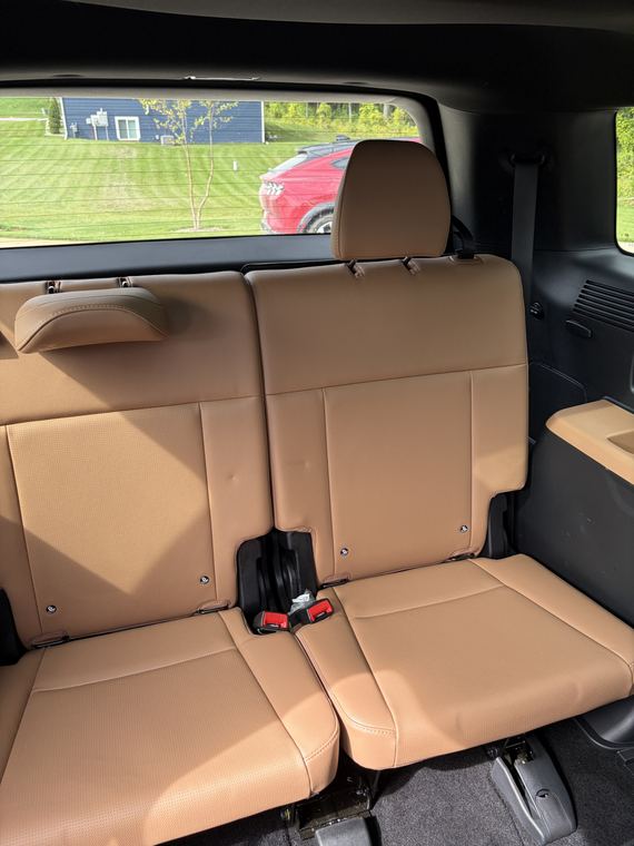 Large SUV, rear bench after detailing by Aero Detailing, South Lyon MI